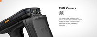 CHAINWAY C72, Colector de Datos RFID NFC, Escáner de Código de Barras, Teléfono Inteligente Industrial Resistente, PDA Android 13 Portátil para Logística DHL