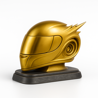 WeiVista Trophée Go Kart en résine Couronne du prix du casque de course de vitesse Design futuriste du sport automobile Fabricant OEM personnalisé