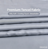 Ensemble de literie en tissu Tencel Lyocell 100% OEKO-TEX, housse de couette, drap de lit, ensemble de literie pour lit king-size
