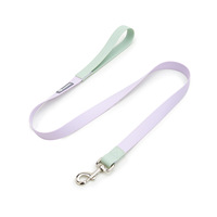 Conjunto de Correa y Collar Acolchado de PVC para Perro, Impermeable, Antienredos, Diseño Clásico de Bloques de Color, Nuevo y Moderno para Perros Grandes