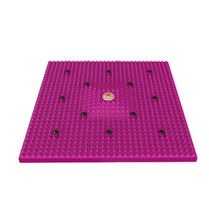 Colorido PVC más suave pie acupresión Mat plantillas magnéticas Shiatsua reflexología almohadillas mejor masaje de pies - Product Image 3