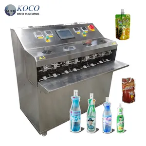 Máquina de enchimento e selagem de saco plástico KOCO para água com sabor de suco de frutas e refrigerantes