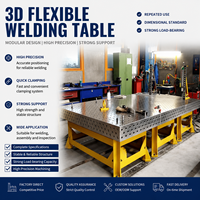 Plateforme de soudage 3D flexible avec accessoires complets, poste de travail de soudage facilement démontable pour projets de soudage personnalisés