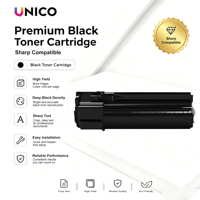 Cartouches de toner compatibles UNICO BP300 pour imprimante laser Sharp BP-M2851 M3151 M3551