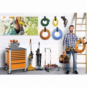 Elastic Bands <b>Hook</b> Ring Tapes Custom Self-<b>adhesive</b> <b>Hook</b> Ring Fastener with Hanging Nylon Buckles Is Suitable Heavy-duty Storage - Product Image 4