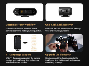 Hollyland <span class=keywords><strong>Lark</strong></span> Max 2, Micrófono Lavalier Inalámbrico Profesional con Cancelación de Ruido por IA, Audio de Cadena Completa de 32 bits, Mini Micrófono de Solapa para iPhone y Cámara - Product Image 6