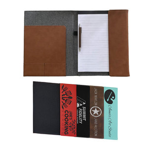 Danh Mục Đầu Tư giả da với <span class=keywords><strong>notepad</strong></span> 9x12 ", thư mục danh mục đầu tư bằng vải/giả da với Túi thẻ, có thể xóa cho các thiết kế tùy chỉnh - Product Image 1