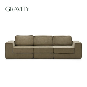 Divano Letto a Tre Posti Morbido e Popolare con Rivestimento in Tessuto per <span class=keywords><strong>Soggiorno</strong></span> <span class=keywords><strong>Moderno</strong></span>, Vendita all'Ingrosso di Fabbrica - Product Image 1