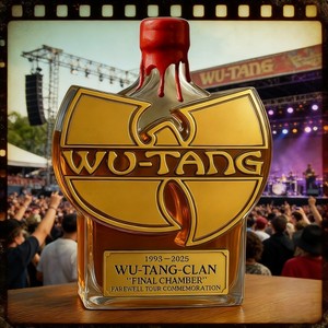 Nouvelle et populaire bouteille à whisky en borosilicate de haute qualité : <span class=keywords><strong>Wu</strong></span>-<span class=keywords><strong>Tang</strong></span> Clan Final Chamber Fawell Touring Whisky Bottle - Product Image 4