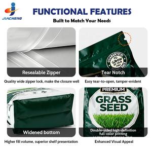 Bolsas de Embalaje de Semillas de Fertilizante Agrícola con Fondo Plano de Plástico Laminado de Alta Barrera Impresas Personalizadas <span class=keywords><strong>para</strong></span> Semillas de Césped - Product Image 5