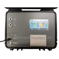 Testeur de particules et d'humidité d'huile hydraulique PPM avec classification NAS