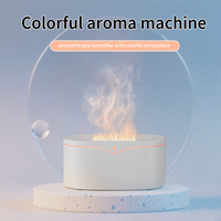 Humidificateur à flamme portable USB mini ultrasonique à brume fraîche, petit diffuseur d'arômes de bureau avec CE Rohs FCC