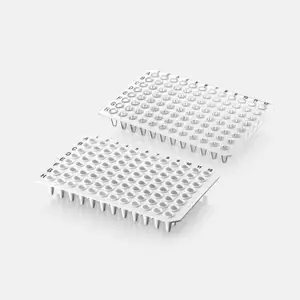 Plastik 0.2ml 0.1ml microplates santrifüj tüp pcr plaka 96 wells steril mikro plakalar