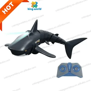 2.4G 4CH新设计户外玩具仿真防水遥控鲨鱼玩具动物遥控鲨鱼