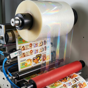 <span class=keywords><strong>Film</strong></span> de lamination à froid PET auto-adhésif holographique transparent à haute transparence pour étiquettes cosmétiques - Product Image 3