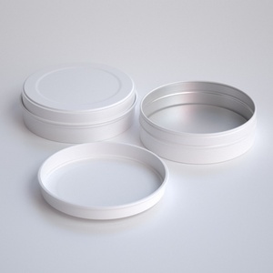 Envase Redondo de Aluminio Reciclado para Crema Cosmética, Envase de Crema Facial, Tarro de Aluminio - Product Image 2