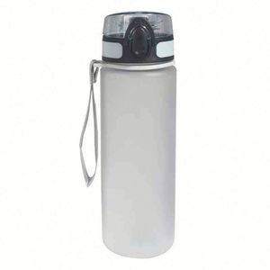 Summer Tritan Frosted <b>Plastic</b> Sports Bottle, 700Ml, Adult Portable Fitness Water Bottle, Camping and Outdoor Drinking - Product Image 1