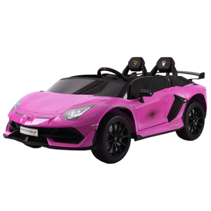 Voiture électrique pour enfant <span class=keywords><strong>Lamborghini</strong></span> 24V, jouet pour bébé avec lumière et musique, sièges doubles, matière plastique pour enfants et bébés - Product Image 5