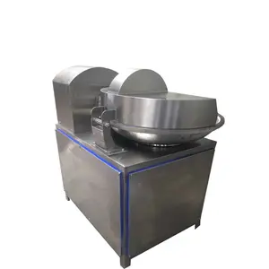 Neues Design Kommerzieller Edelstahl-Vakuum-Fleisch hacker Mixer Bowl Tischs ch neider für Wurst herstellungs maschine