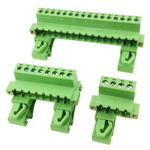 Connecteur de borne sans soudure à montage sur <span class=keywords><strong>rail</strong></span> <span class=keywords><strong>DIN</strong></span>, pas de 5,08 mm, avec bride pour <span class=keywords><strong>rail</strong></span> <span class=keywords><strong>DIN</strong></span> de 35 mm, connexion sans outil - Product Image 4