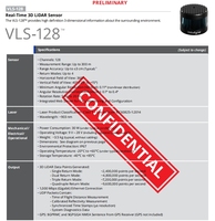 HESAI Pandar Capteurs de position de mouvement Lidar 3D 128/64 canaux de qualité automobile Remplacement polyvalent pour les VLS-128 LiDAR Velodyne