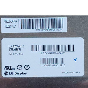 17.3 pouces LP173WF3-SLB3 LP173WF3-SLB2 pour <span class=keywords><strong>HP</strong></span> <span class=keywords><strong>Elitebook</strong></span> <span class=keywords><strong>8760W</strong></span> ordinateur portable écran lcd 1920*1080 LVDS 50 Broches - Product Image 2