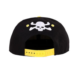 Gorras Snapback Personalizadas con Bordado 3D de Alta Calidad, <span class=keywords><strong>Gorra</strong></span> de Béisbol de 6 Paneles con Letras Amarillas y Visera Plana, Estilo Hip-hop - Product Image 4