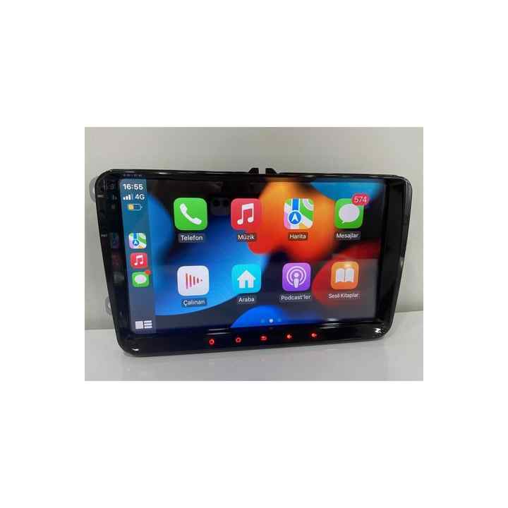 Volkswagen Seat Skoda Android 2-32 9 Inch Qled Multimedia Carplay Ahd Camera