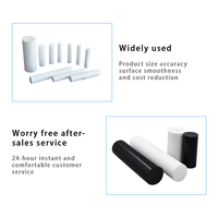 JY Personnalisé Qualité PE Hdpe Nylon POM MC66 ABS Ptfe Polyuréthane Solide Plastique Extrusion Uhmwpe Tige Barres Plastique Tige