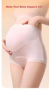 Celana Dalam Hamil High-Rise High Cut 5 Warna, 95% Katun, Bernapas, Sensasi Kulit Telanjang, Penyangga Perut, untuk Kehamilan Menengah dan Akhir - Product Image 4