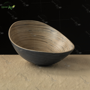 Cuencos de bambú reutilizables personalizados OEM, estilo rústico para cocina, restaurante, exhibición de comida y decoración del hogar - Product Image 5