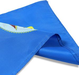 Lot de 2 drapeaux de voiture double face avec emblèmes de l'Aigle et du Navire de la Marine des États-<span class=keywords><strong>Unis</strong></span>, avec poteau de drapeau de 14 pouces et clip de fenêtre extérieur pour la plupart des voitures - Product Image 2