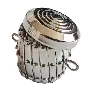 Cadre de sac à main extensible de taille ouverte accessoire de sac de bricolage avec cylindre et boucles rétractables - Product Image 5