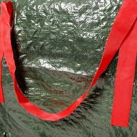 Sac de rangement pour sapin de Noël Longpeng en polypropylène tissé, durable et imperméable, 7,5 pieds, avec support et fermeture éclair pour le transport
