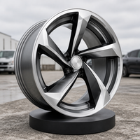 Jantes forgées 18-21 pouces, finition graphite usinée, 5 branches torsadées, déport profond, 5x112/114.3, 6061-T6, OEM ODM