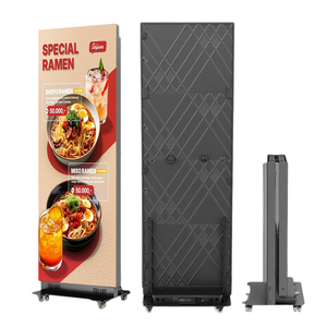 Giyim yeni koleksiyon promotör taşınabilir döküm LED lambalı Poster ekran yüksek parlaklık 800cd 2mm piksel aralığı 3-Year garanti için - Product Image 2