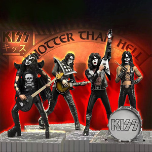 Figuras de la Banda de Rock Kiss, Set Coleccionable de Resina, 8x8x15cm, Multipeza, Decoración para el Hogar, Regalo - Product Image 1