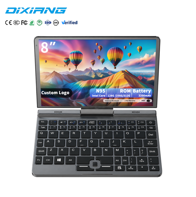 Bulk Supply 8 Inch Detachable 2-in-1 Laptop Tablet 10-Point Touch Screen Intel N95 DDR5 512GB Win11 Student Office PC