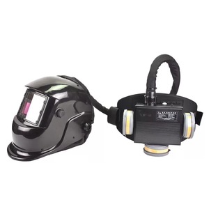 Paquete PAPR: Máscara Facial Completa, Filtros de Gas, Batería de Repuesto, Respirador Eléctrico <span class=keywords><strong>con</strong></span> Suministro de Aire, Máscara de Soldadura <span class=keywords><strong>con</strong></span> Oscurecimiento Automático - Product Image 3
