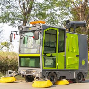 Professionele Straatveger Mechanische Veegmachine Rollende Borstel Schoon Puur Elektrische Straatveger - Product Image 3