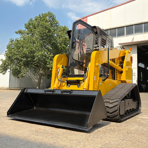 Precio al por mayor de fábrica Mini cargador Quitanieves Track <span class=keywords><strong>Loader</strong></span> Skid Steer Retroexcavadora - Product Image 3