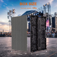 Écran LED étanche HD Muen P3.91, panneau mural vidéo LED mobile, location d'écran LED de scène, affichage LED extérieur BRC-B3.91