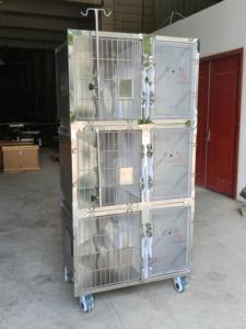 Оптовый прайс-лист на роскошные вольеры из нержавеющей стали для кошек, ветеринарное оборудование для ветеринарных клиник, клетки для животных - Product Image 2