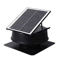 35W Wetterfester, einstellbarer Solar-Dachventilator mit hohem Luftstrom, Solar-Dachbodenlüfter für Industriewerkstätten, Fabriken und Hallen
