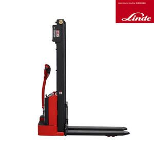 Apilador eléctrico Linde ML15, equipo de elevación de manejo, apilador de montacargas hidráulico completamente eléctrico estándar de 1,5 toneladas - Product Image 4