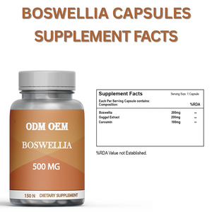 Boswellia Serrata Boswellia Carterii Premium, 150 Cápsulas, Fabricación por Contrato OEM, Suministro a Granel de Marca Privada - Product Image 3