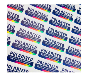 Adesivo per occhiali con lenti stampate personalizzate per occhiali, etichette statiche adesivo polarizzato con lenti in vinile per occhiali da sole - Product Image 3