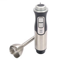 Mixeur plongeant avec réglages de vitesse variables et mode turbo, tige en acier inoxydable détachable pour une utilisation polyvalente en cuisine