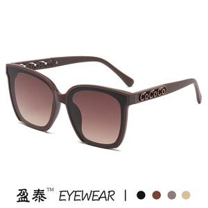 Lunettes de soleil carrées, monture en PC, verres polarisés TAC UV400, protection solaire pour femmes, classe 2 de transmission - Product Image 3