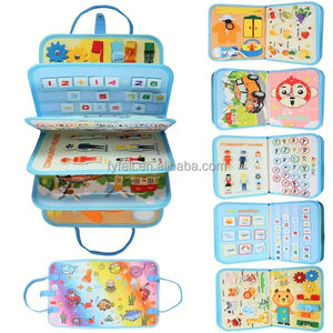 Prix usine animaux de la mer feutre occupé planche Montessori activités sensorielles jouets apprentissage compétences de base de la vie pour les enfants - Product Image 3